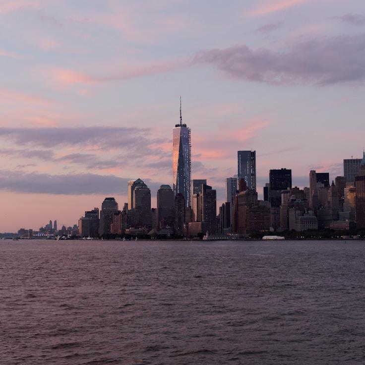 City skyline in Amsterdam, Netherlands